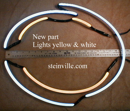 Miller neon beer sign tubes & parts.