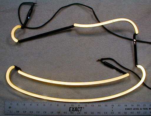Miller page 2 - neon beer sign tubes & parts.